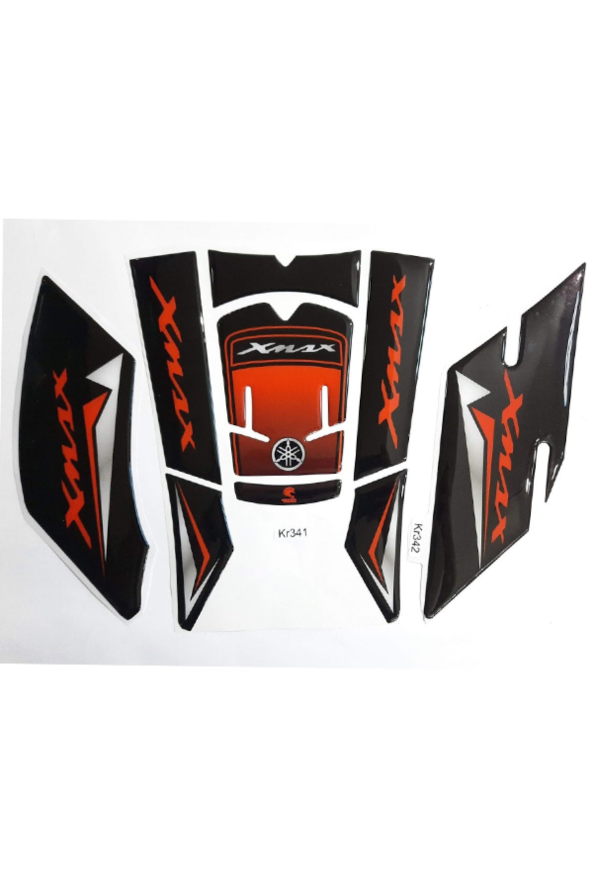 Xmax 18-20 Tank Pad Seti Kýrmýzý Grafikli