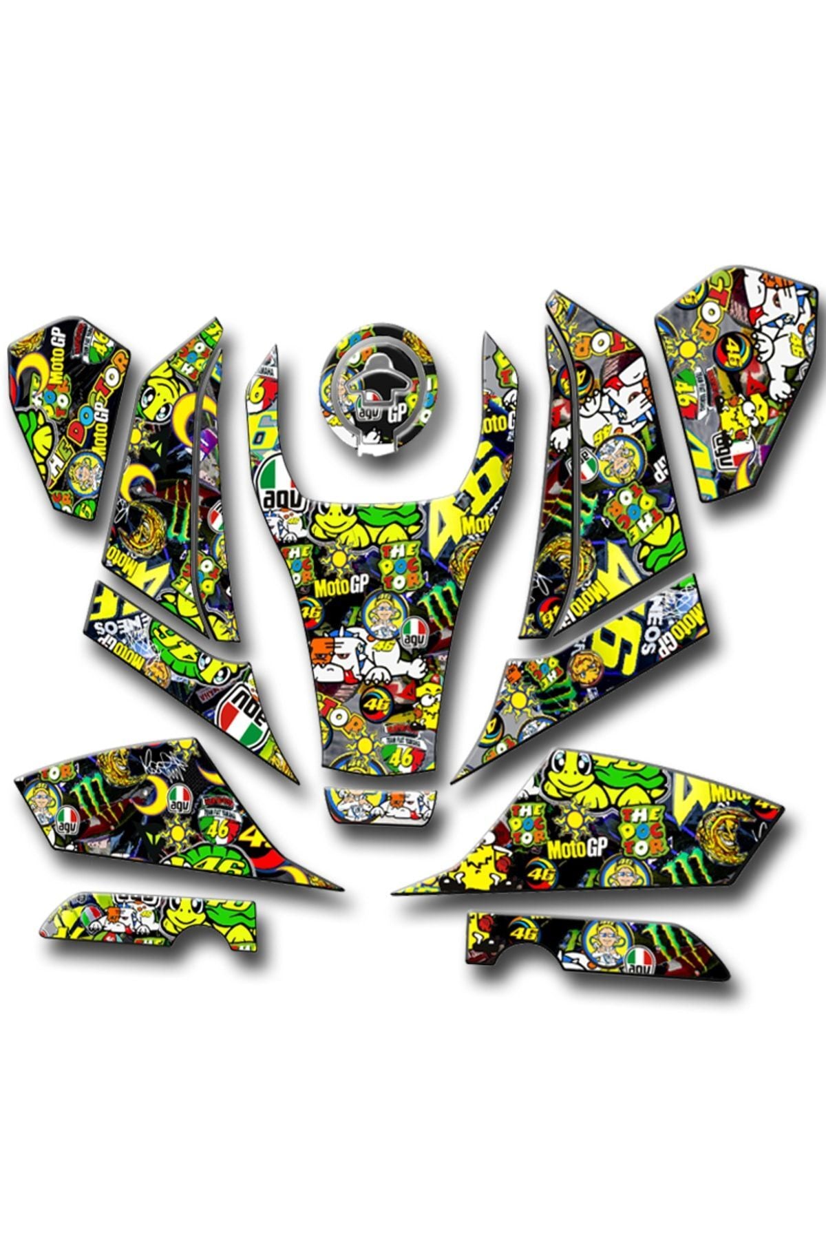 Mt25 Tank Pad Seti 2019-24 Uyumlu Rossi