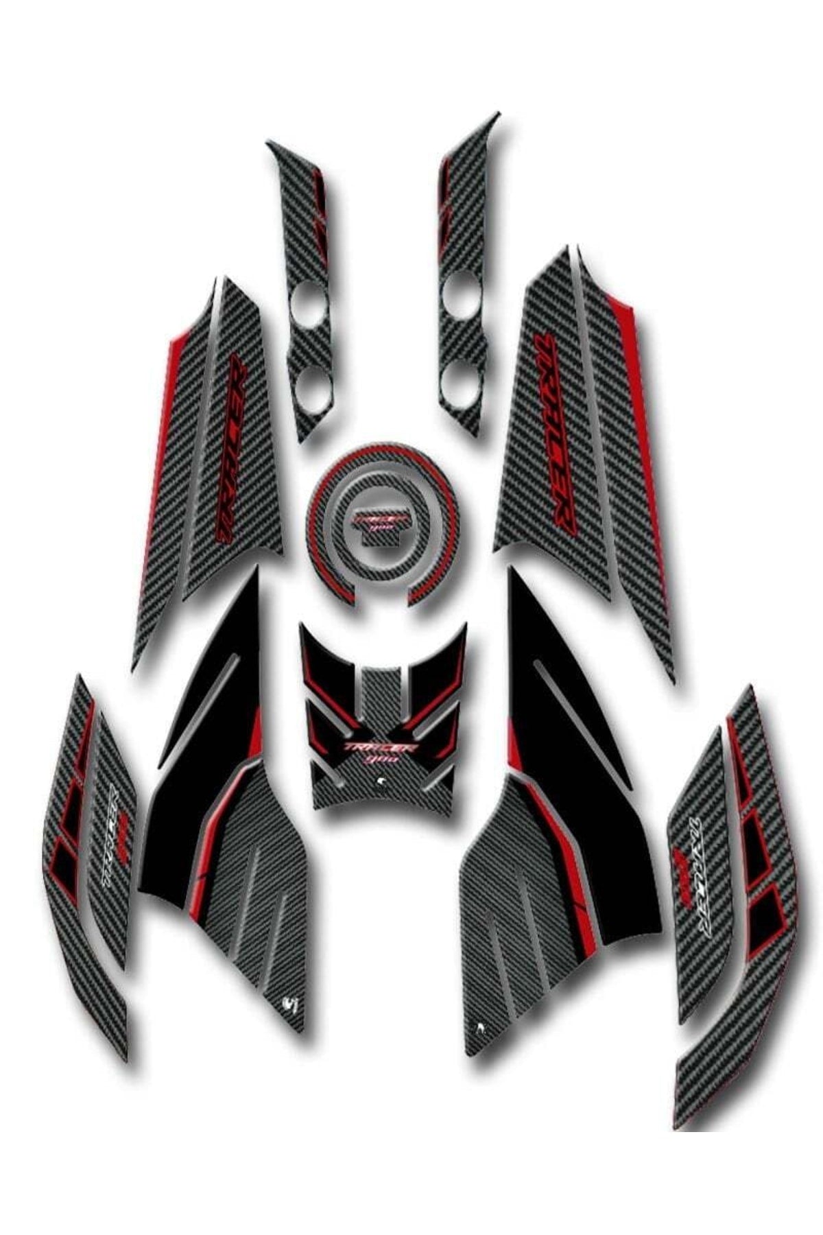 Tracer900 2018 Öncesi uyumlu Karbon Bordo