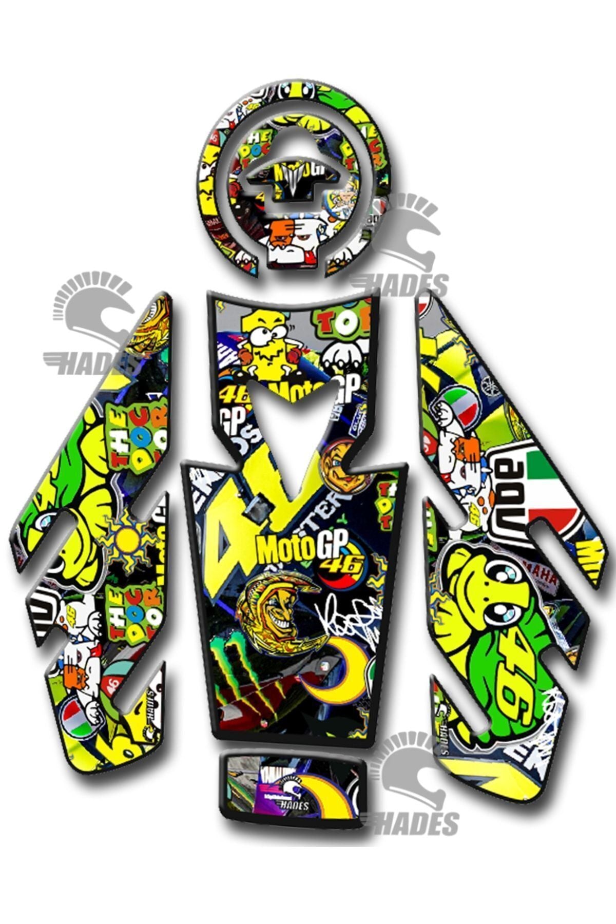 Mt25 Tank Pad Seti Rossi 2015-2018