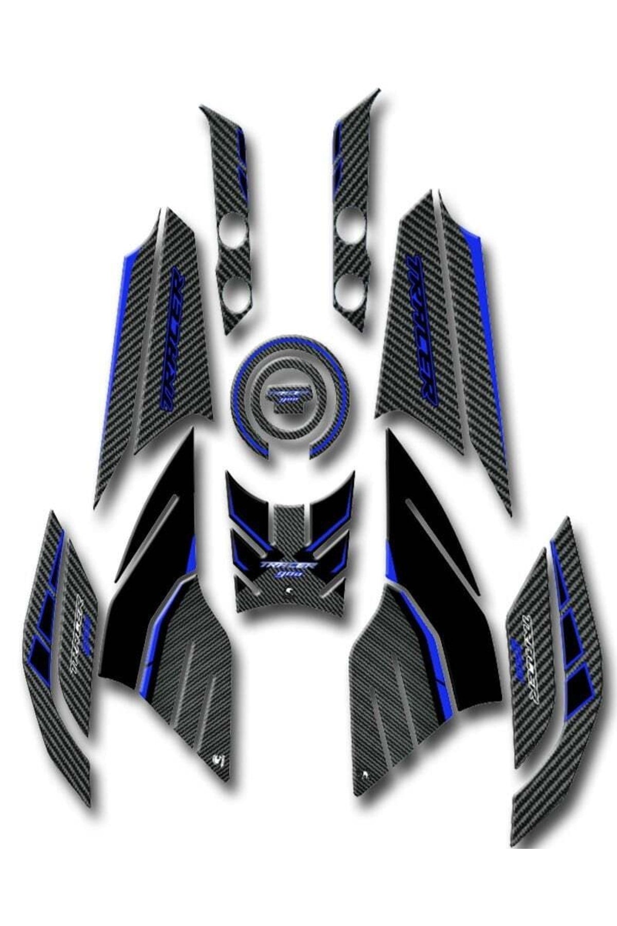 Tracer900 2018 Öncesi Uyumlu Karbon Mavi