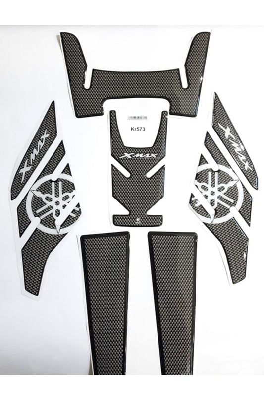 Xmax 250 Tank Pad Seti 2014-17 Karbon Beyaz
