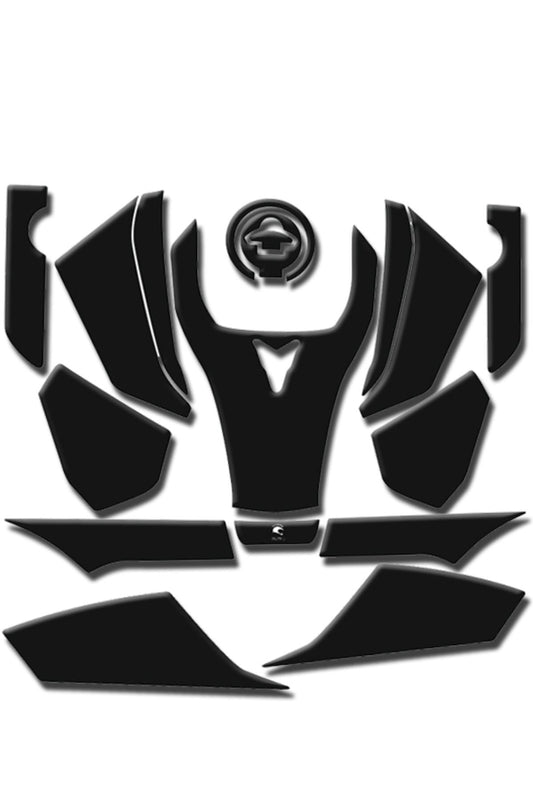 Mt25 Tank Pad Seti 2019-24 Uyumlu Siyah