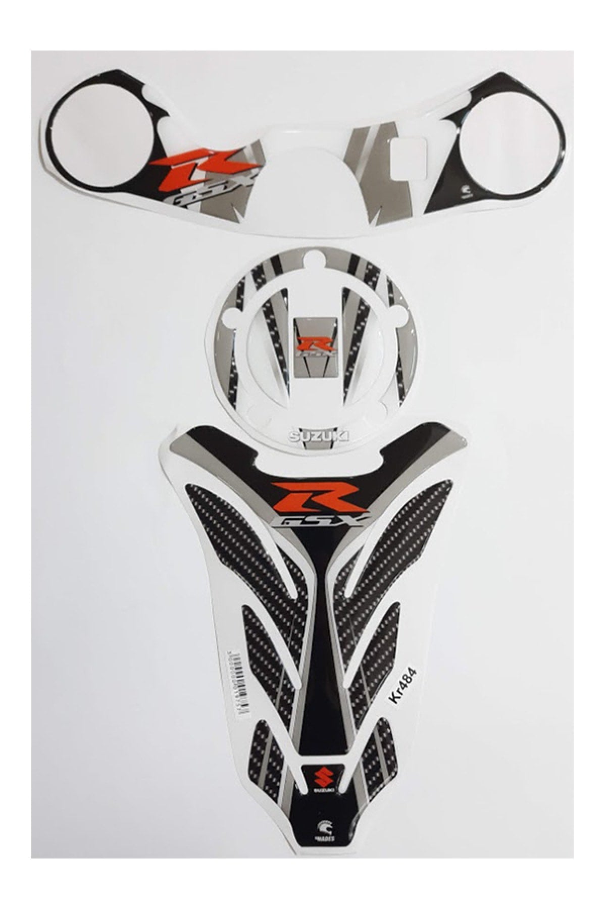 Gsxr600 Tank Pad Seti 6-15 Gri