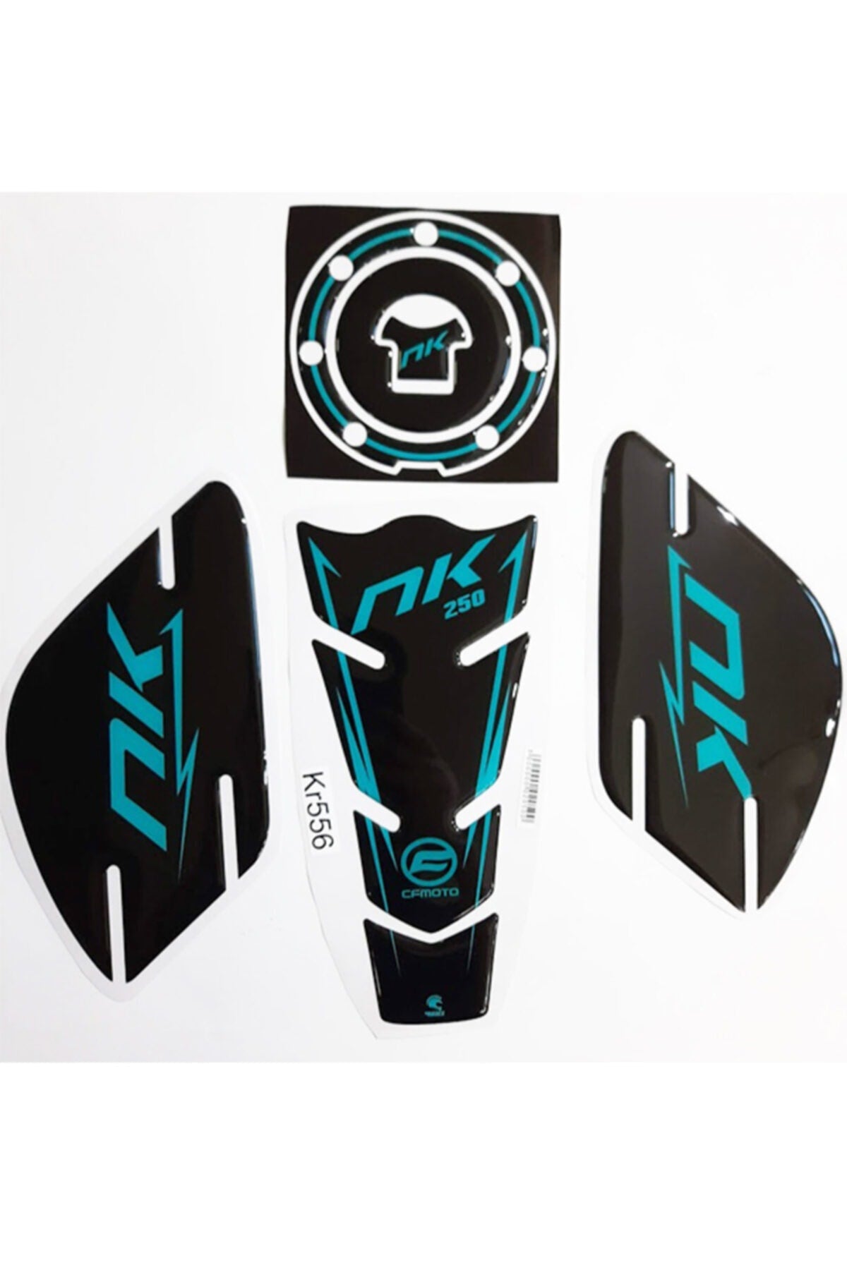 Cfmoto Nk250 Tank Pad Setisiyah Turkuaz