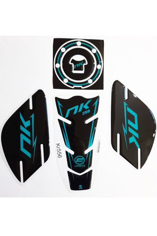 Cfmoto Nk250 Tank Pad Setisiyah Turkuaz