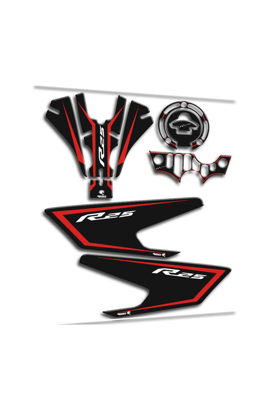 R25 Kýrmýz Itank Pad Seti 2019-24 Uyumlu