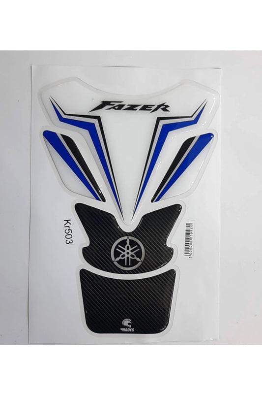 Fazer Tank Pad Karbon Beyaz