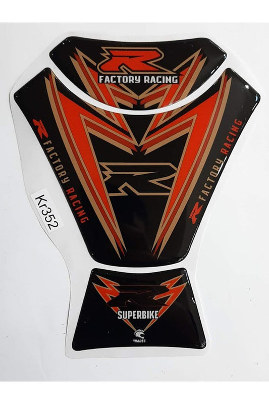 Suzuki R Factory Tank Pad Gold