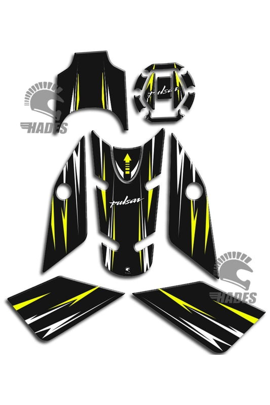 Bajaj Pulsar Ns200 Tank Pad Seti Siyah N.f.