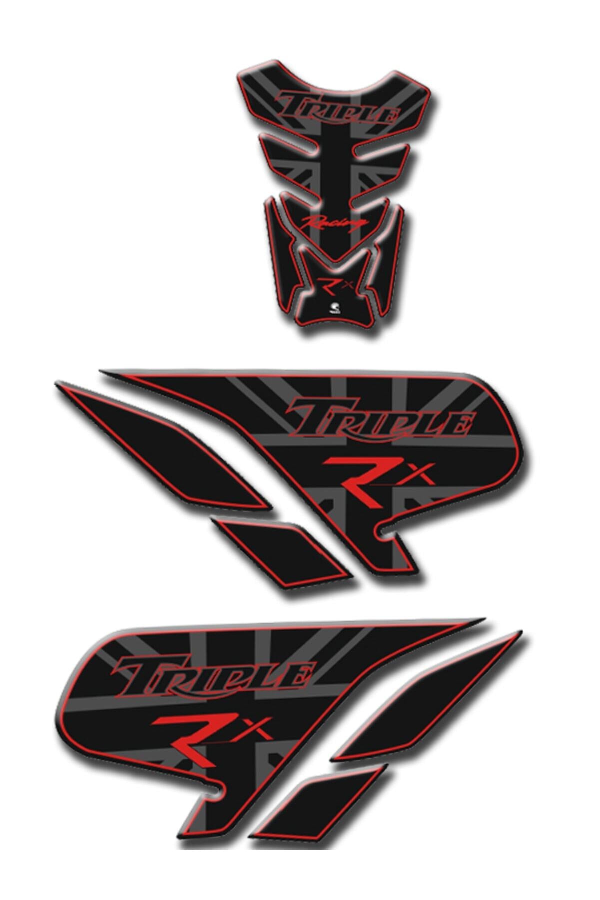 Triumph Triple Rx Tank Pad Seti