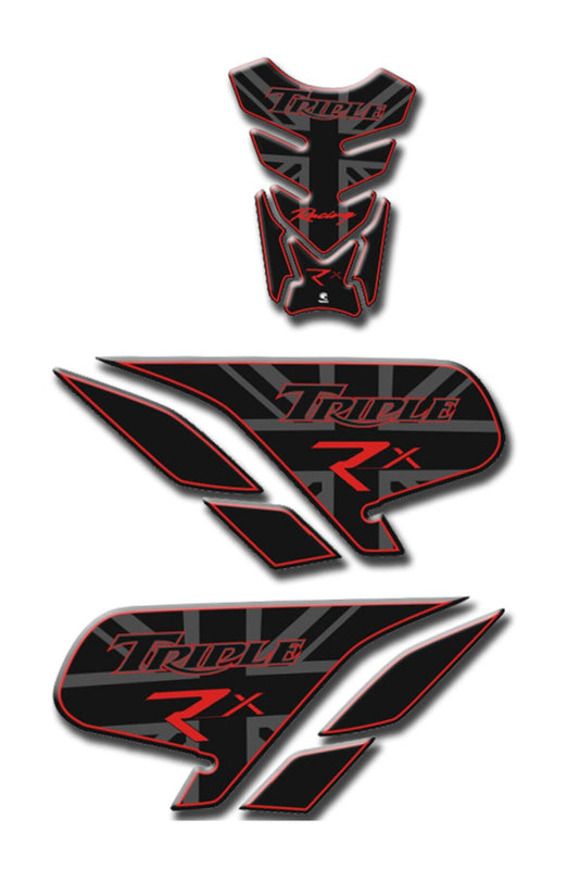 Triumph Triple Rx Tank Pad Seti
