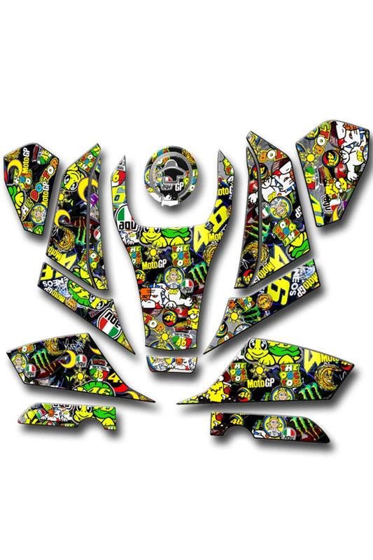 Mt25 Tank Pad Seti 2019-24 Uyumlu Rossi