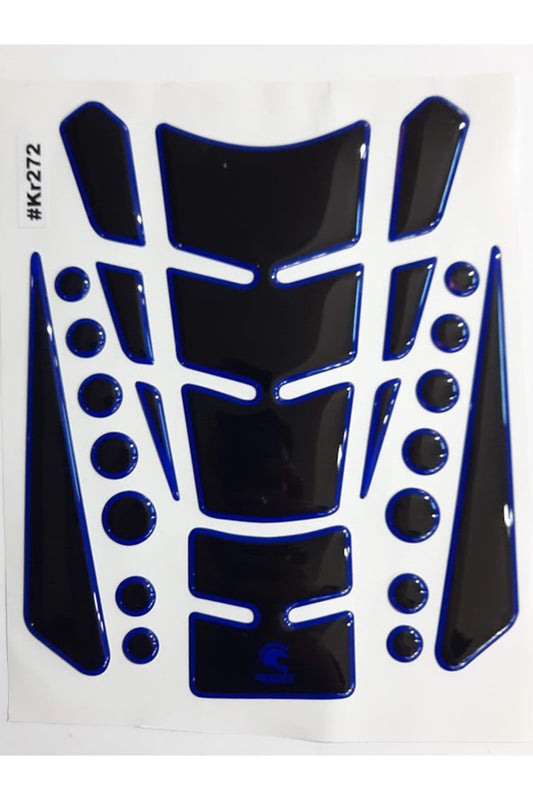 Üniversal Tank Pad Çok Parçalý Siyah Mavi