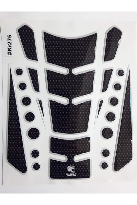 Üniversal Tank Pad Çok Parçalý Karbon Beyaz