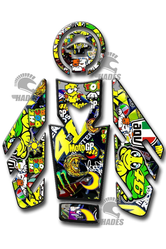 Mt25 Tank Pad Seti Rossi 2015-2018