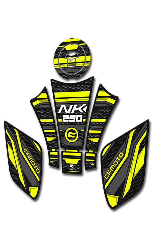 Nk250 Tank Pad Seti Karbon Nightflou 2018-22