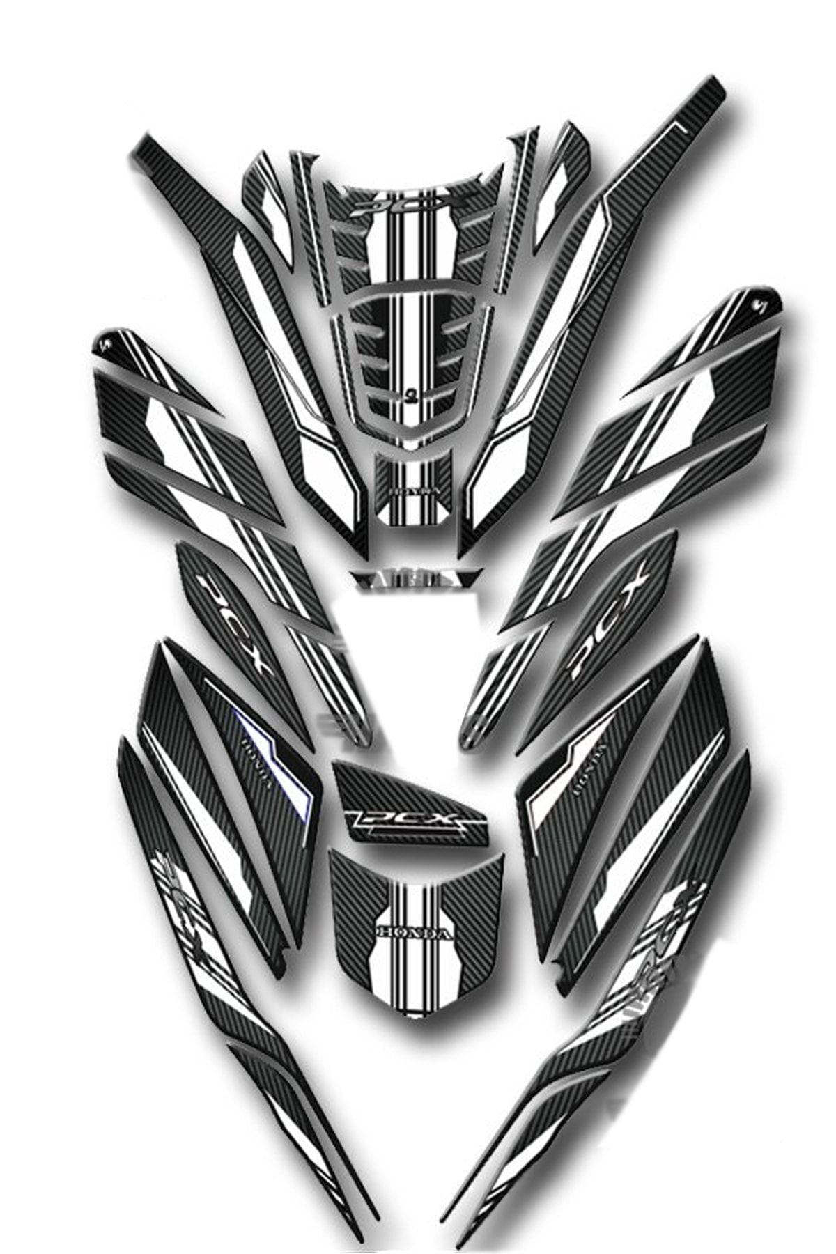 Honda Pcx 2021-23 Tank Pad Seti 33 Parça