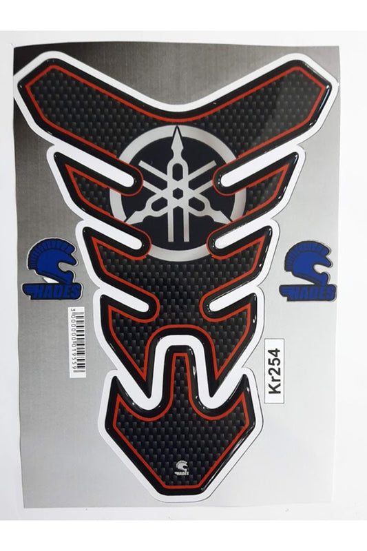 Yamaha Tank Pad Karbon Kırmızı