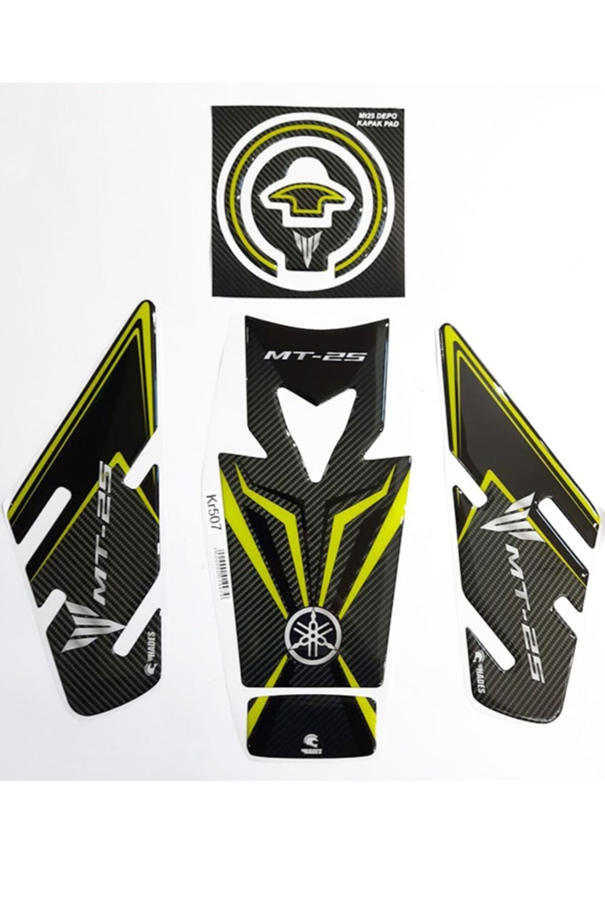 Mt25 Tank Pad Seti Karbon Nýght Flou