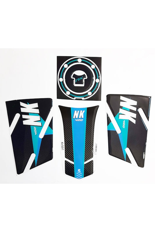 Cfmoto Nk400 Tank Pad Seti Turkuaz