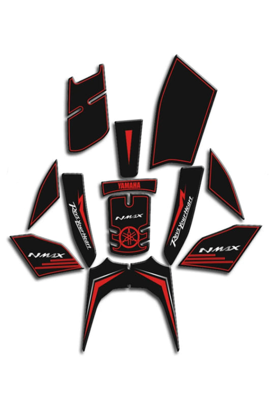Nmax Tank Pad Seti 2021 Kırmızı