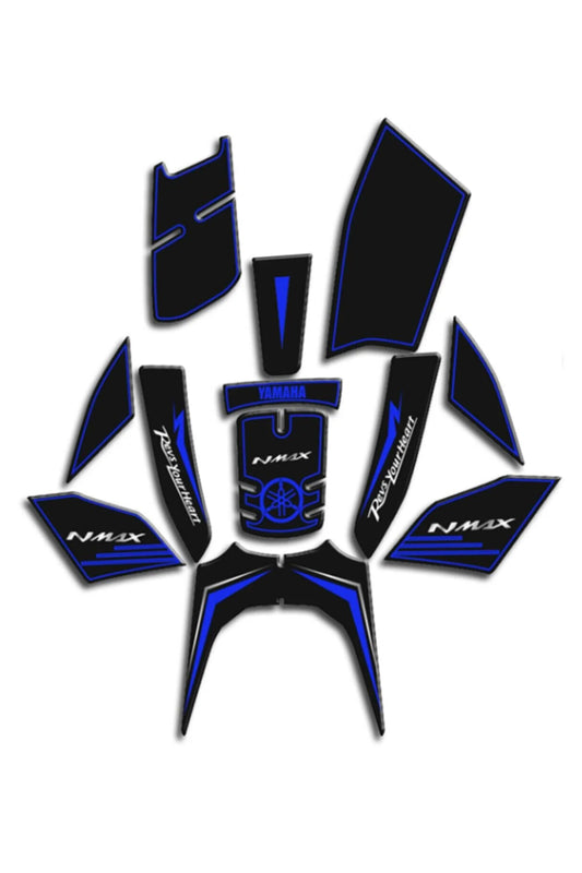 Nmax 2021 Tank Pad Seti Mavi Uyumlu